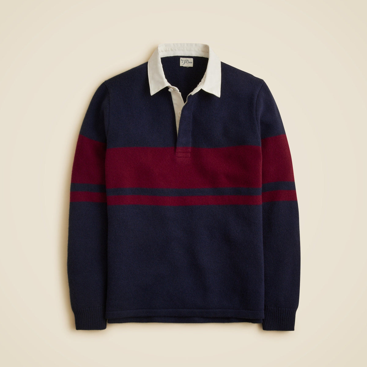 Lambswool rugby sweater