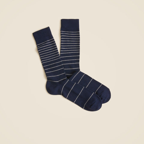Microstripe socks