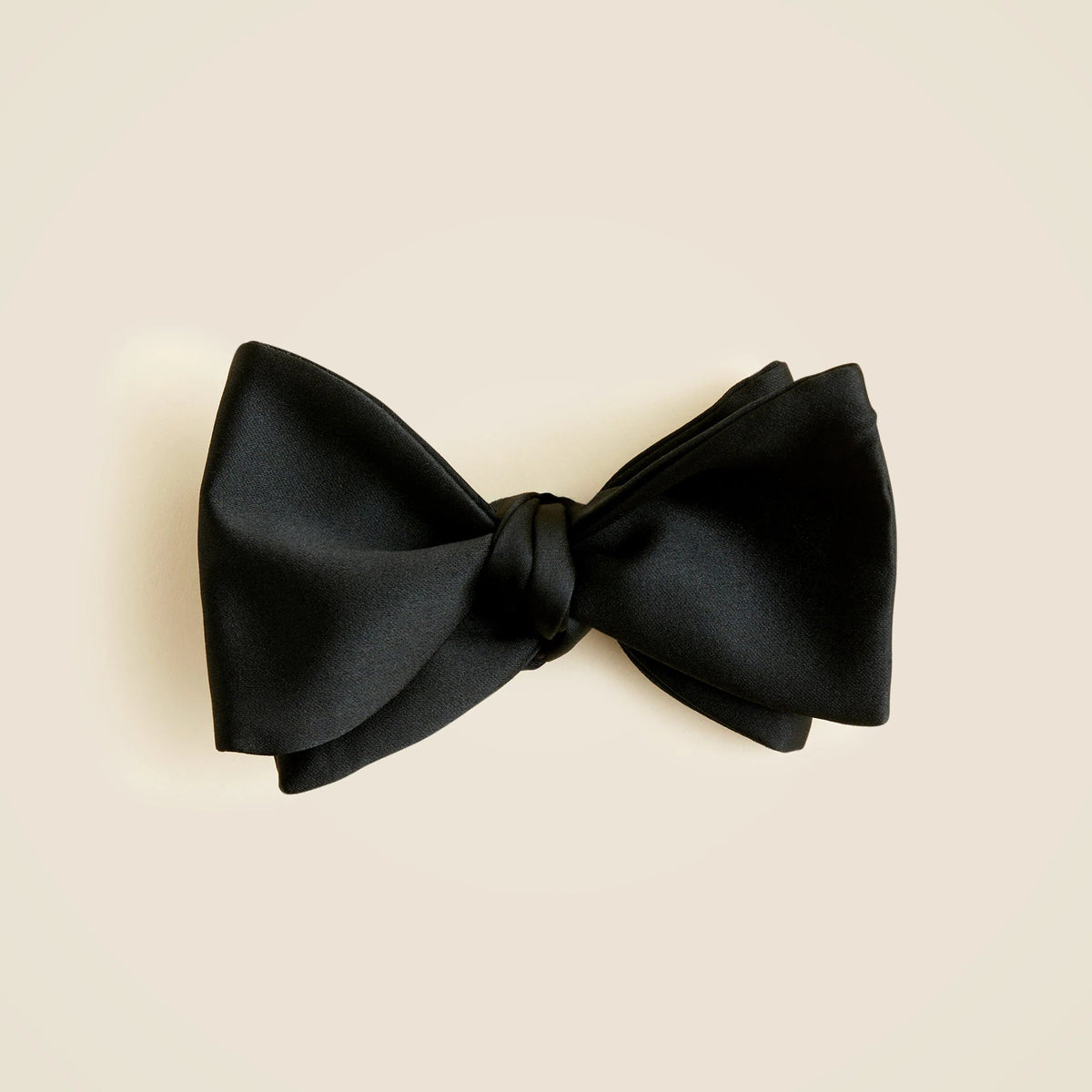 Italian satin bow tie