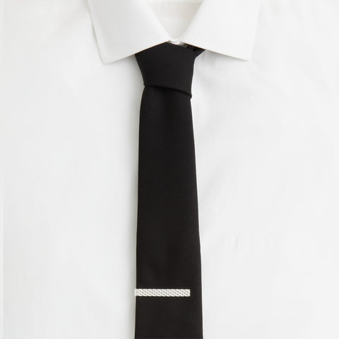 Sterling silver tie clip