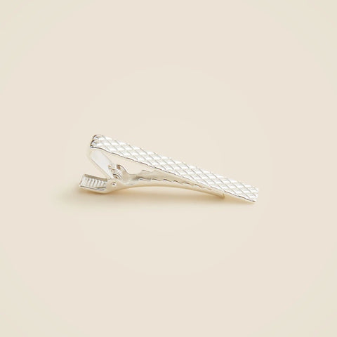 Sterling silver tie clip