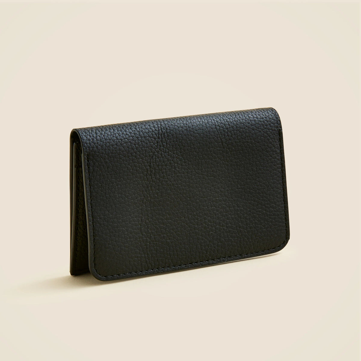 Leather bifold cardholder