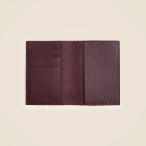 Leather passport holder