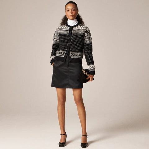 Fair Isle cardigan in vintage wool