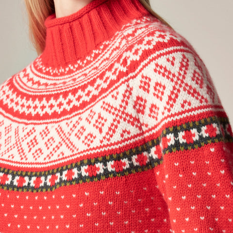 Fair Isle 2025 Rollneck™ sweater in vintage wool