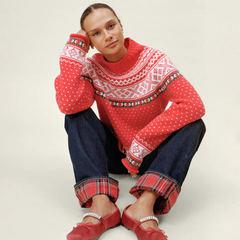 Fair Isle 2025 Rollneck™ sweater in vintage wool