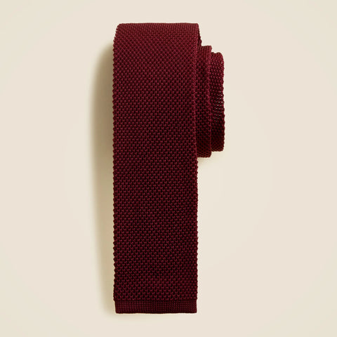Italian silk knit tie