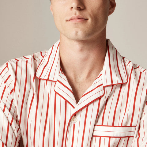 Pajama set in cotton poplin