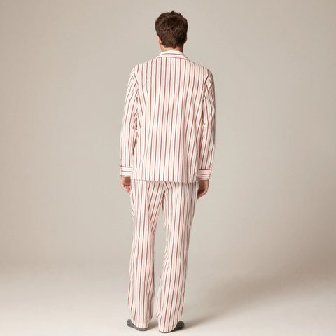 Pajama set in cotton poplin