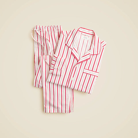 Pajama set in cotton poplin