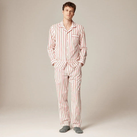Pajama set in cotton poplin