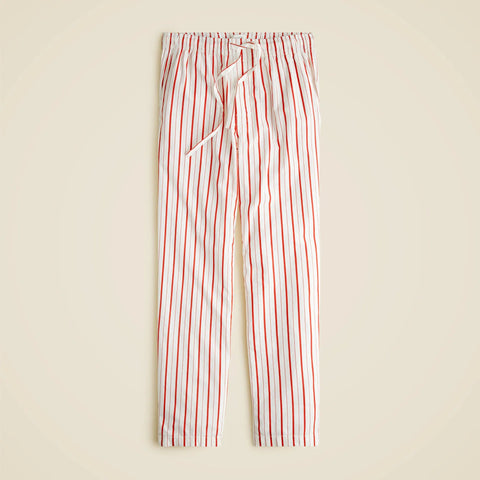 Pajama pant in cotton poplin