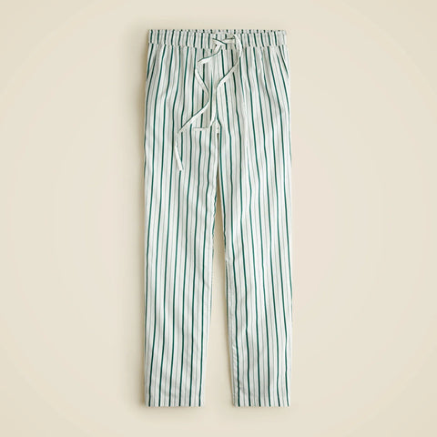 Pajama pant in cotton poplin