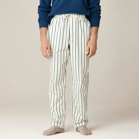 Pajama pant in cotton poplin