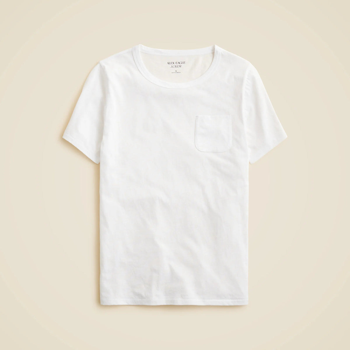 Alex Eagle X J. Crew feather jersey pocket T-shirt