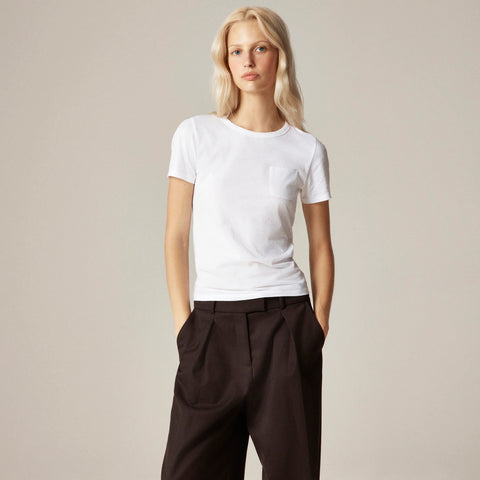 Alex Eagle X J. Crew feather jersey pocket T-shirt