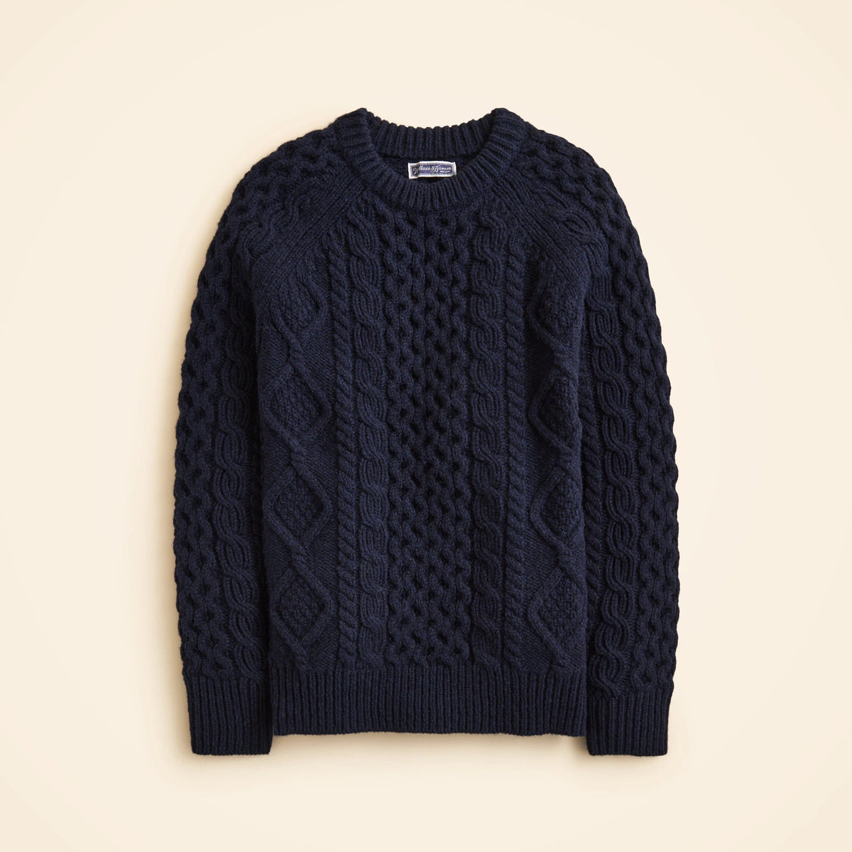 Wallace & Barnes wool cable-knit sweater