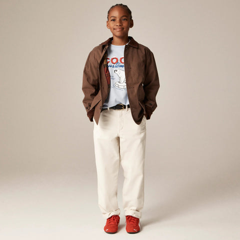 Kids' long-sleeve polar bear graphic T-shirt