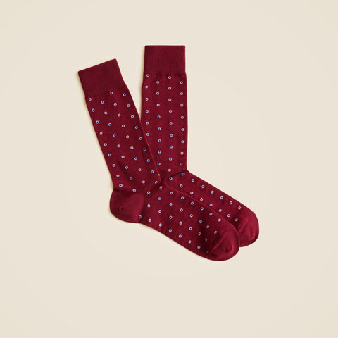 Dotted critter socks