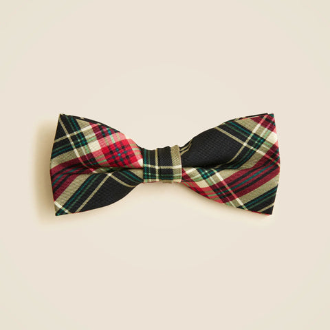 Boys' silk bow tie in Stewart tartan