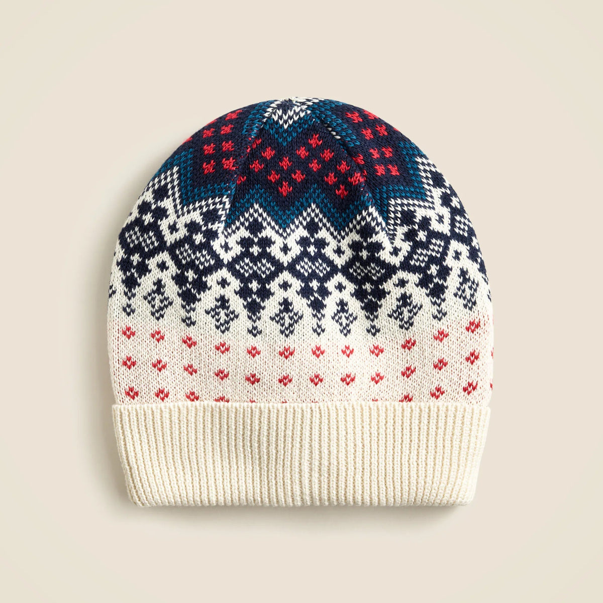 Kids' vintage Fair Isle beanie
