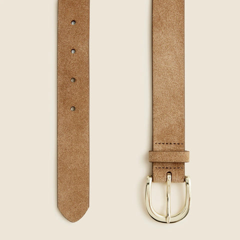 Classic belt in suede