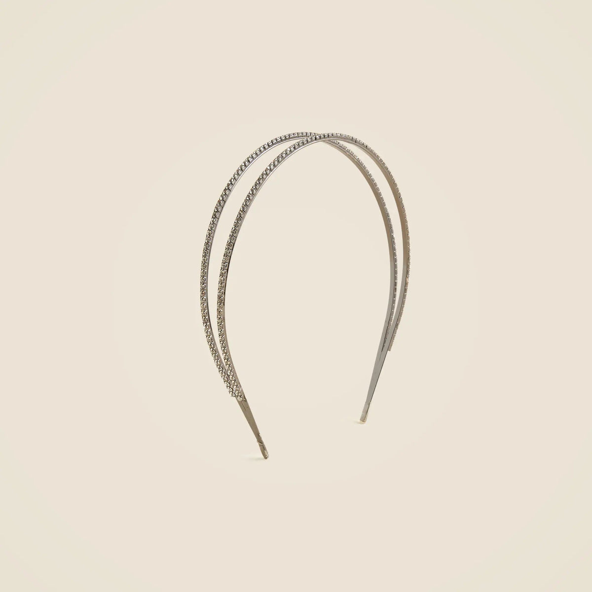 Double crystal headband