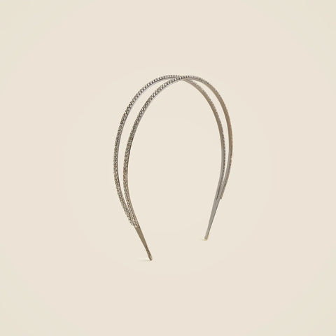 Double crystal headband