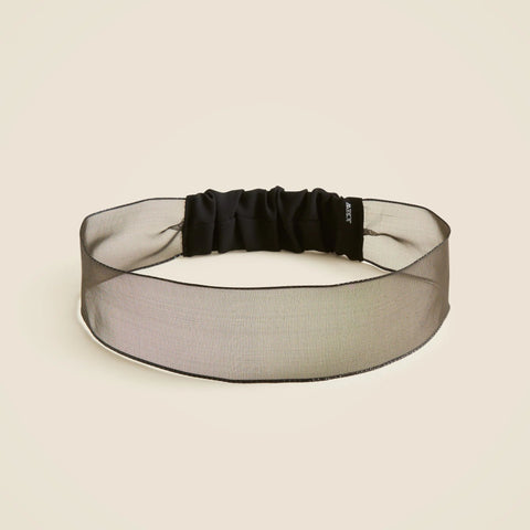 Sheer mesh headband