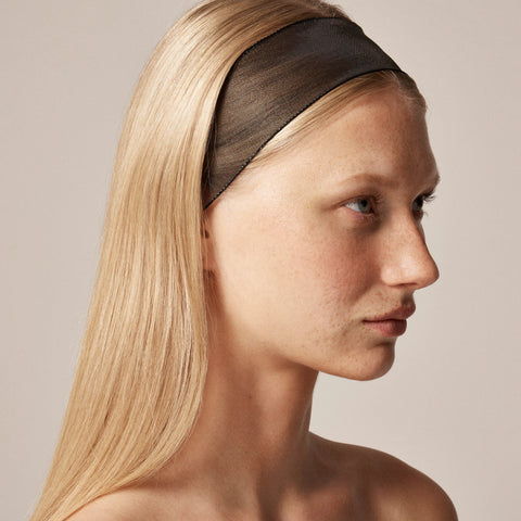 Sheer mesh headband