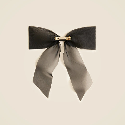 Organza bow hair clip