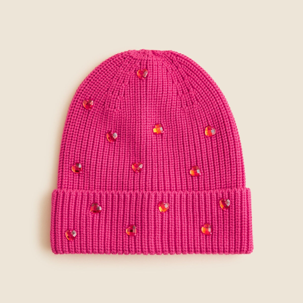 Girls' jewel-embellished beanie