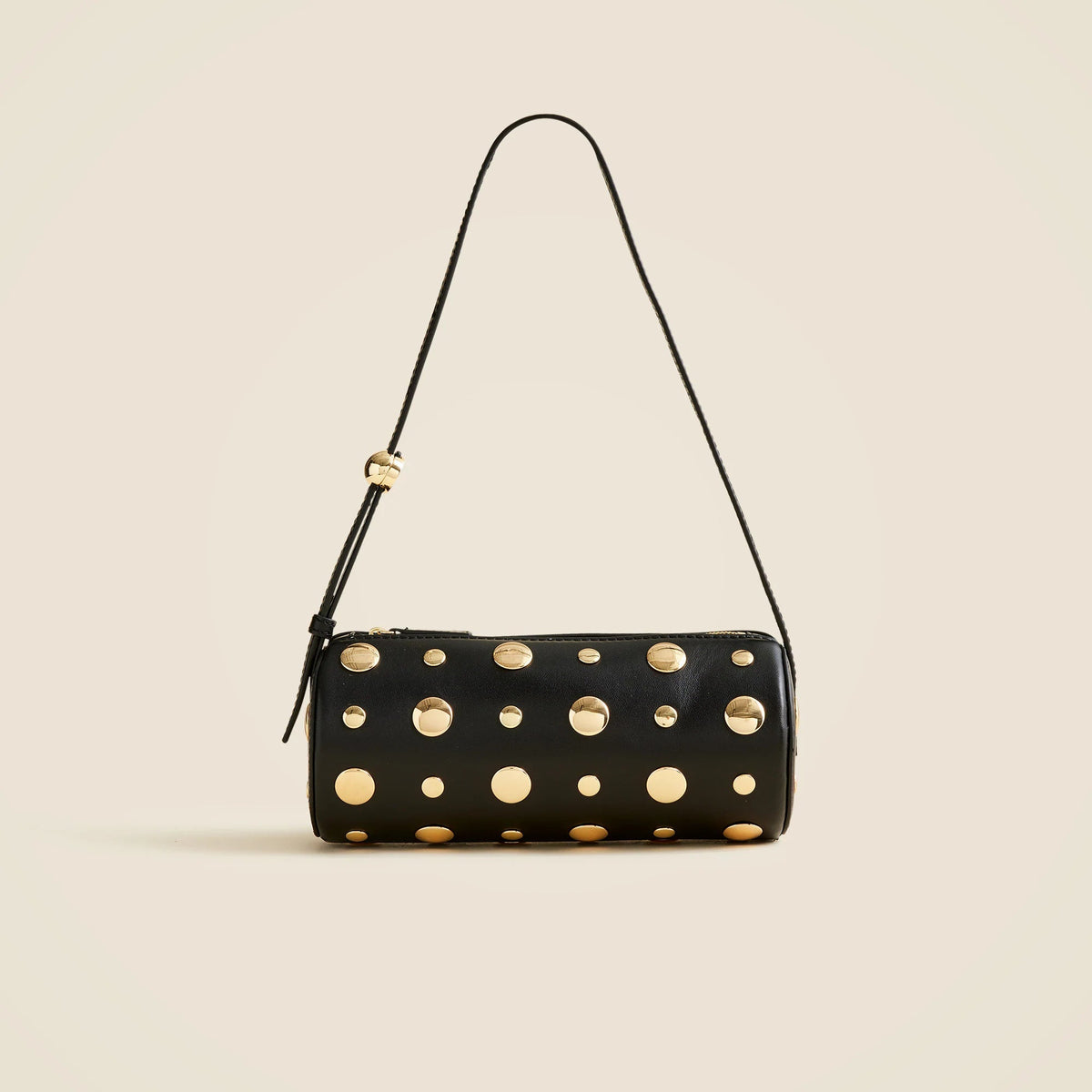 Bordeaux bag in studded leather