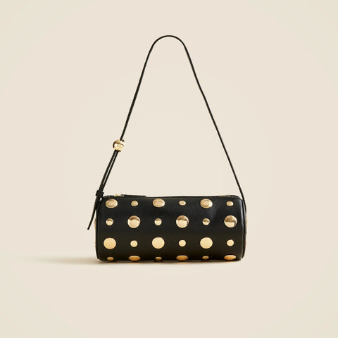 Bordeaux bag in studded leather