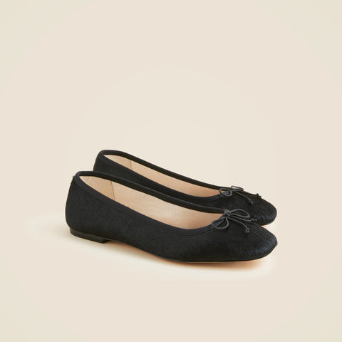 Quinn ballet flats in calf hair