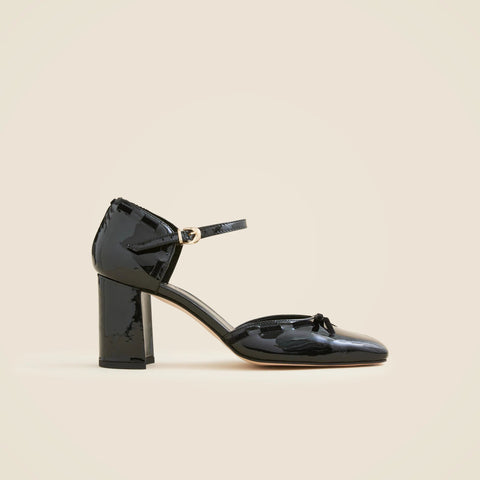 Maisie bow heels in patent leather