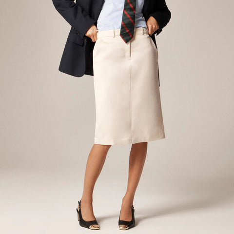 Cap toe slingback pumps in leather