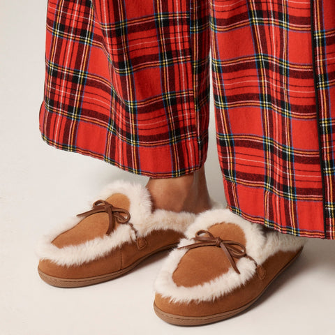 Lodge mules in suede