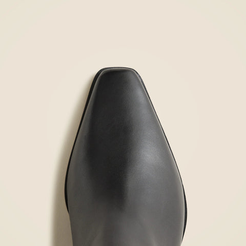 Remi square-toe ankle boots in leather