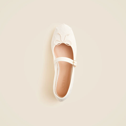 Logan Mary Jane ballet flats in corduroy