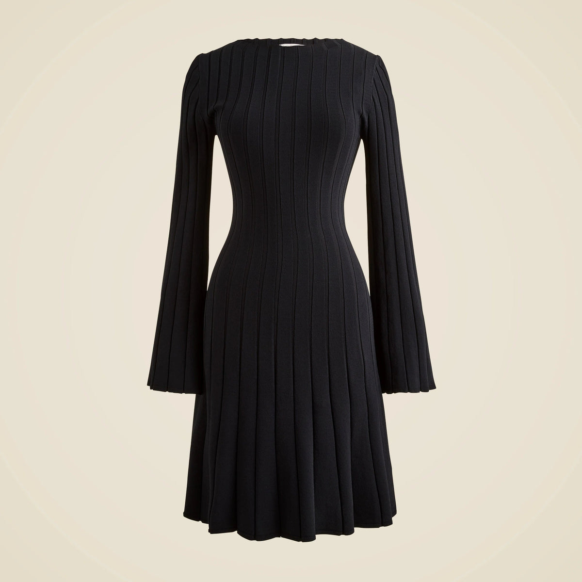 Rib-knit mini sweater-dress