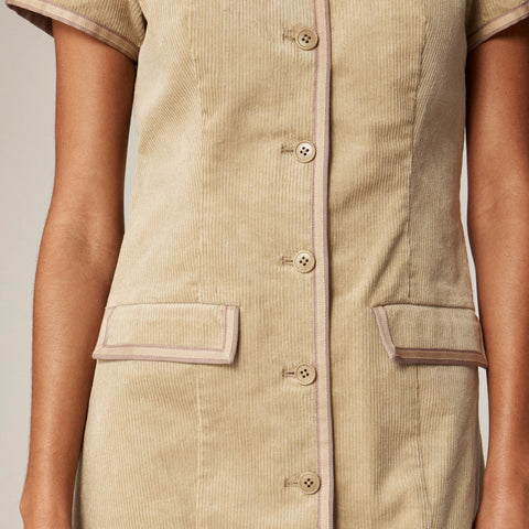 Parc dress in stretch corduroy