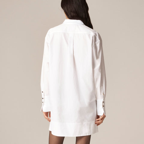 Jules tuxedo shirt-dress