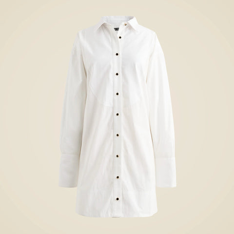 Jules tuxedo shirt-dress