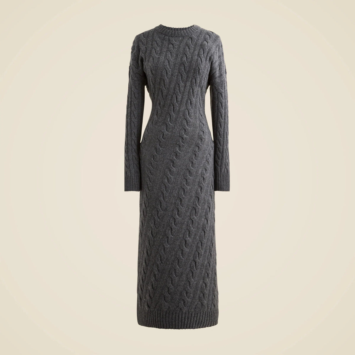 Collection cashmere twisted cable-knit sweater-dress