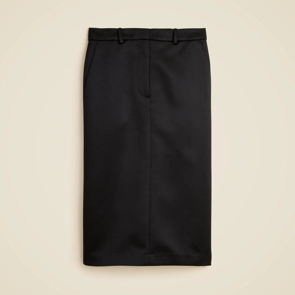 Trouser pencil skirt in duchesse satin