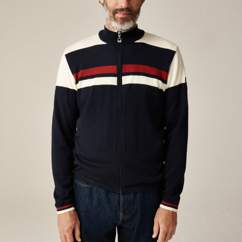 Dale of Norway Mount Stello full-zip sweater-jacket in merino wool