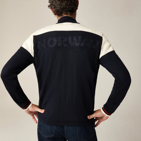 Dale of Norway Mount Stello full-zip sweater-jacket in merino wool
