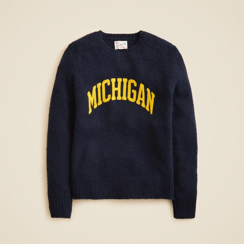'47 X J.Crew brushed wool Michigan sweater