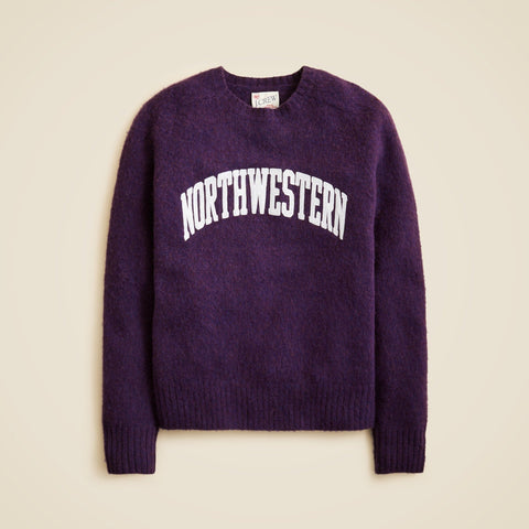'47 X J.Crew brushed wool Northwestern sweater